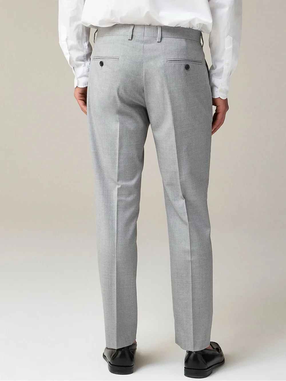 J. CREW Ludlow Slim-fit suit pant in Italian wool Geyser Gray Size 33 $250 43966